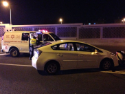  بالصور: إصابة متوسطة لشاب بحادث طرق ذاتي في مدينة يافا 